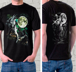 Футболка ВОЛКИ - Born To Be Wild цветная