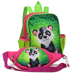 Комплект детский рюкзак + бананка "Панда"