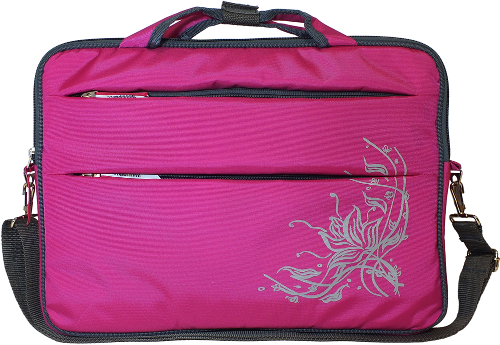 Сумка для ноутбука 15,6 дюймов малиновая