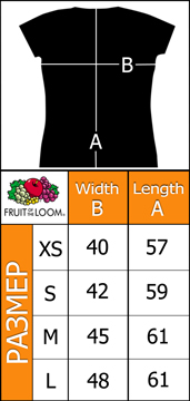 Таблица размеров мужских футболок Таблица размеров мужских футболок